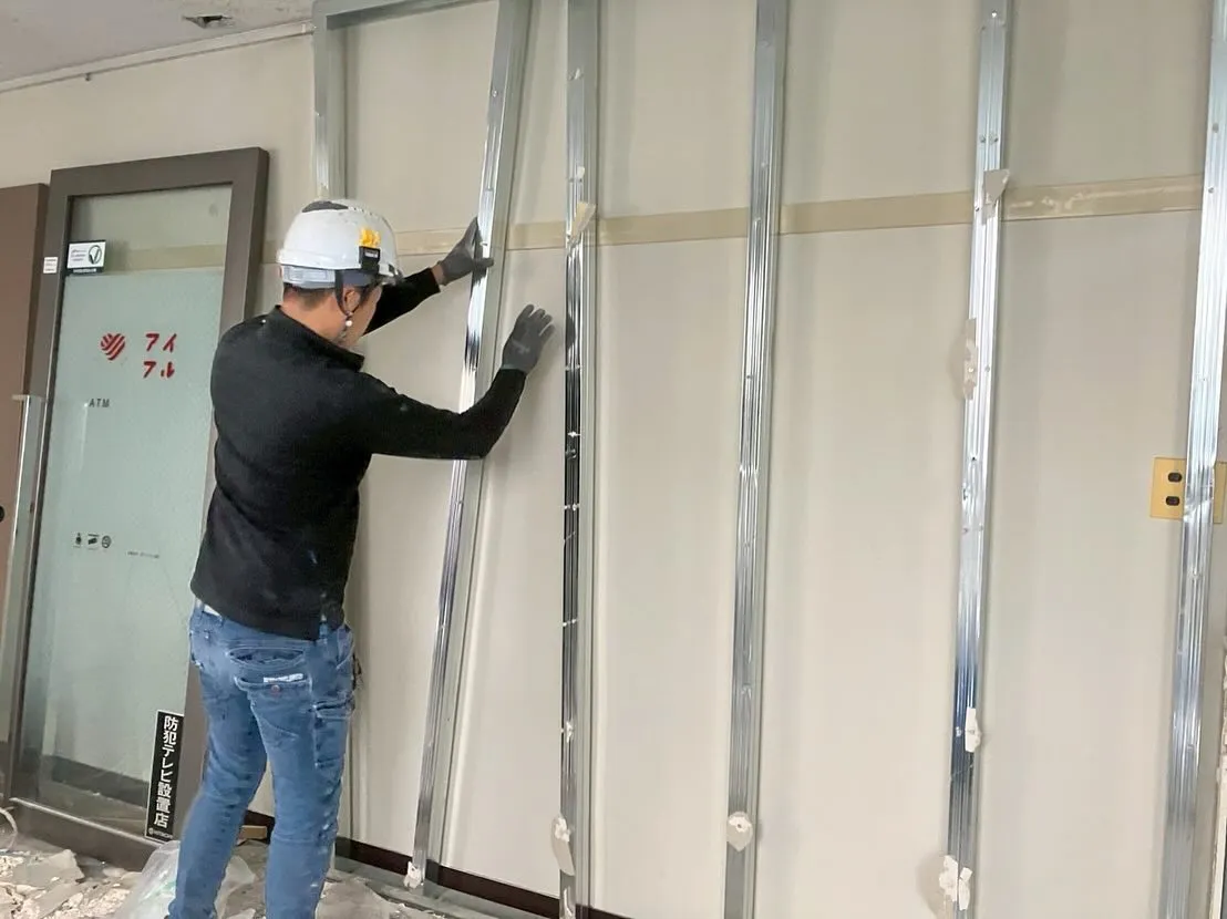 パーテーション撤去作業がついに90%完了しました！✨どんどん...